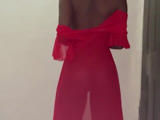 Smashing pacar perempuan di merah pakaian lingerie tidak striptis: gratis x rated film 2c | xhamster