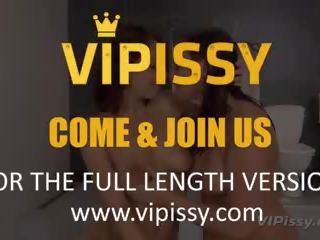 Vipissy - Lesbian Piss Drinking for Brunette Babes: adult movie 8c
