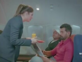 印度人 德西 空氣 hostess 女士 性別 夾 同 乘客: xxx 電影 3a | 超碰在線視頻