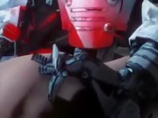Une robot baise une fille étoile guerres parodie, cochon film 03