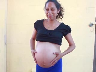 Pregnant Street-41 Years Old with Second Pregnancy: dirty clip f7