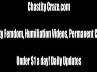 您 将 从来没有 逃生 从 您的 chastity 设备: 高清晰度 脏 视频 01