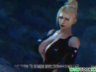 Big putz Alien Fucking first-rate Busty 3D Babe, dirty video a1