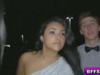 BFFs Gets Prom Night xxx clip In The Limo