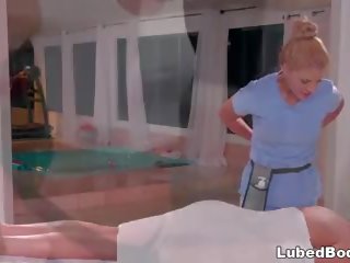 Tiffany watson pretend to be a masseuse, adult video b8