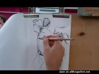 A-compilation-of-real-cfnm-life-drawing-sessions