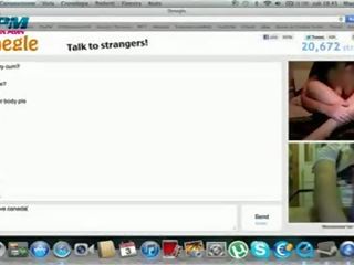 Omegle Canadian bitch With Huge Tits Fucks Her new