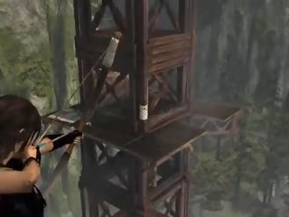 Tomb raider 2013 bottomles a chlpaté, hd špinavé klip d1