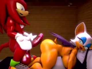 Rouge and Knuckles 2: Free Knuckles and Rouge dirty clip show 70