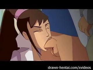 Avatar hentai - dospělý klip legenda na korra